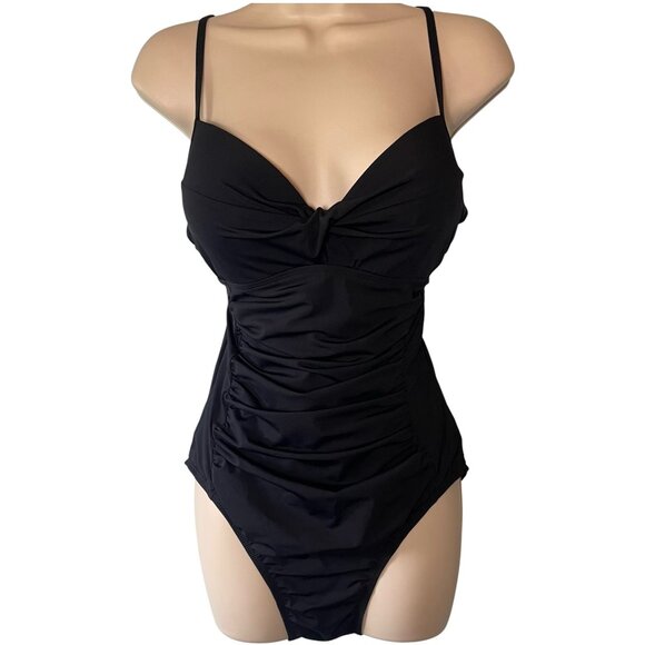 Love Your Assets Other - Spanx Love Your Assets By Sara Blakely Swim Swimsuit Black Size XL Ruched Beach